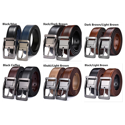 Funki Findz | Belts | Men's Leather Reversible Belt | Rotatable