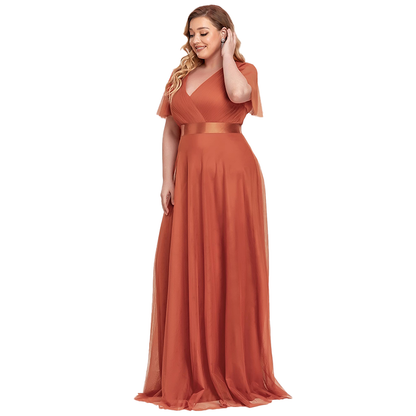 Funki Findz | Dresses | Women's Plus Size Long Evening Dress