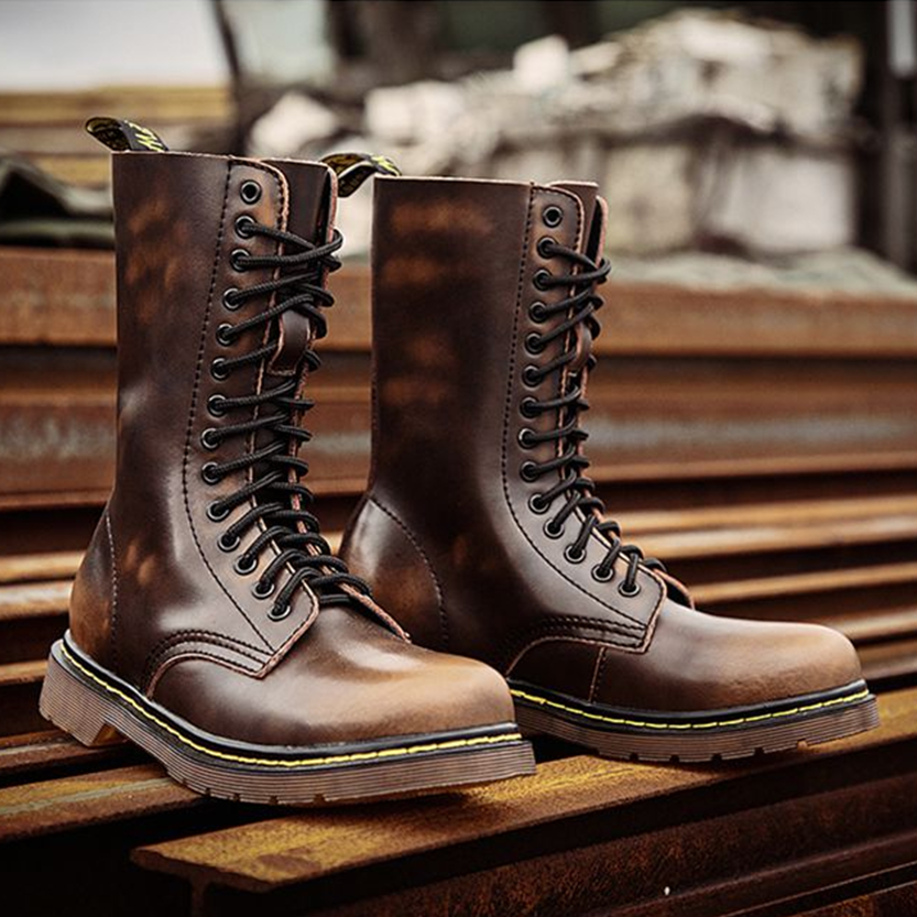 Funki Findz | Boots | Men's Gothic Punk High-Top Combat Boots