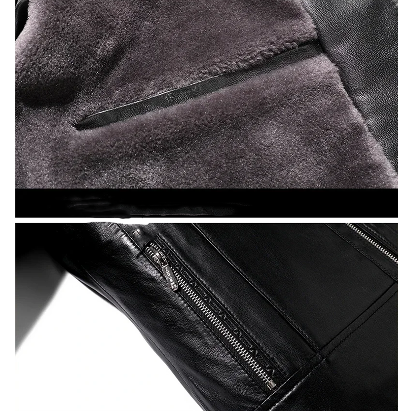 Funki Findz | Jackets | Men's Leather Fleece Motorcycle Jackets