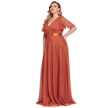Funki Findz | Dresses | Women's Plus Size Long Evening Dress