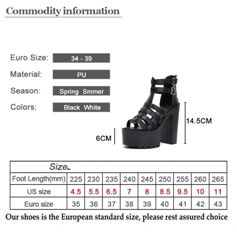 Funki Findz | Shoes | Women's Goth Open Toe Platform Sandals
