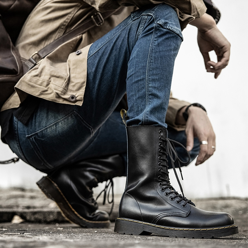 Funki Findz | Boots | Men's Gothic Punk High-Top Combat Boots