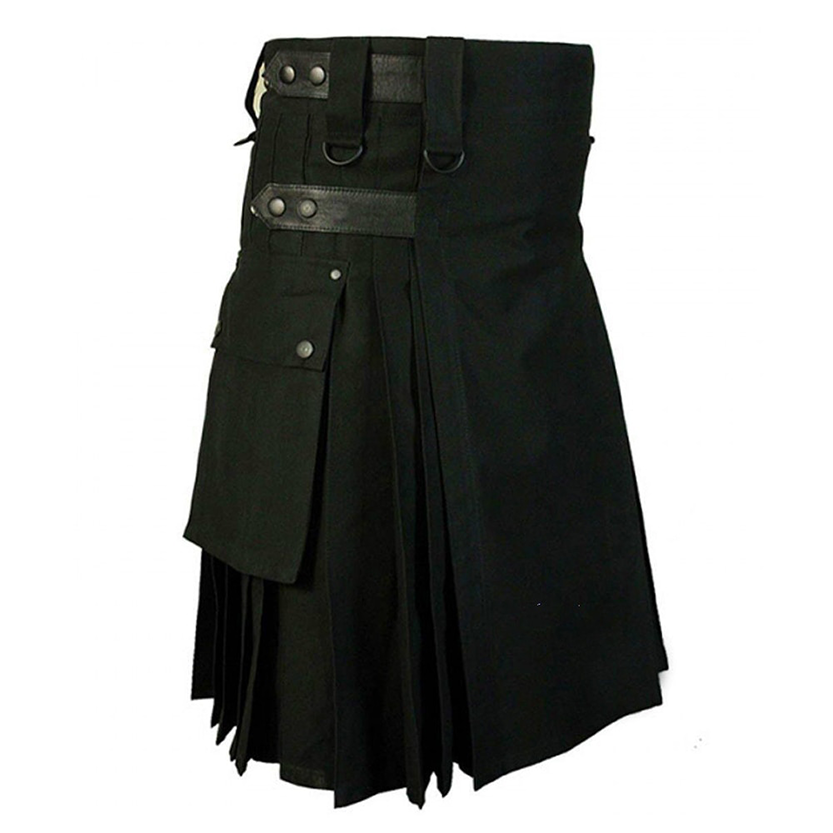 Funki Findz | Skirts | Men's Gothic Punk Pleated Cargo Utility Kilts