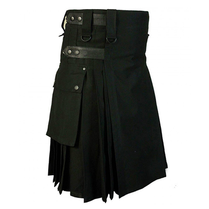 Funki Findz | Skirts | Men's Gothic Punk Pleated Cargo Utility Kilts