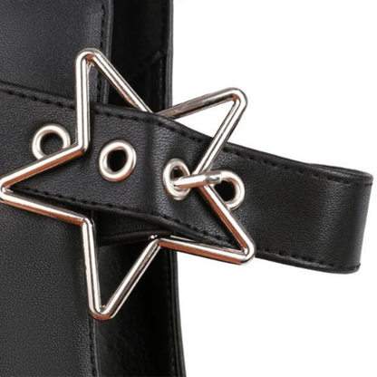 Funki Findz | Shoes | Women's Star Buckle Chunky Platforms