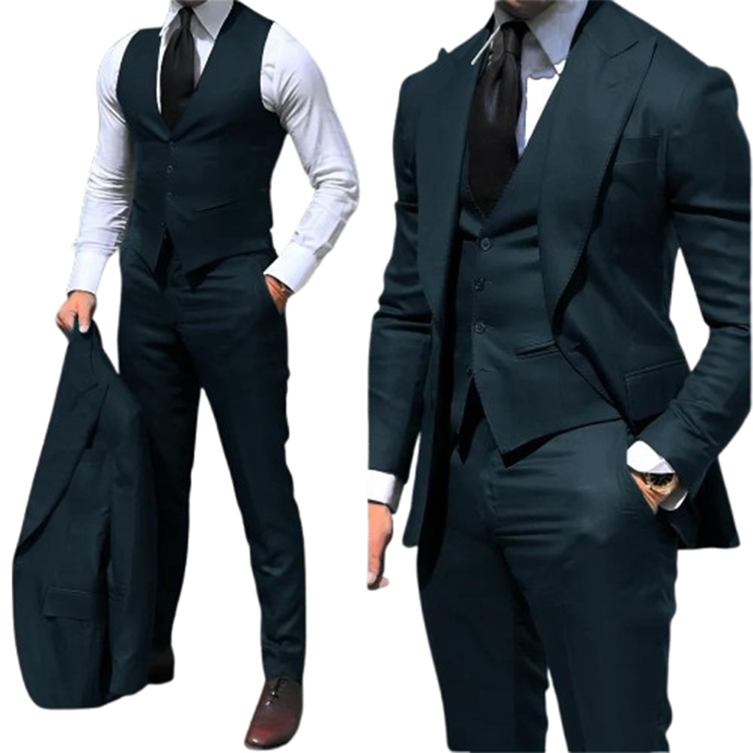 Funki Findz | Suits | Men's Fashion Formal Wedding Tuxedos 3Pc
