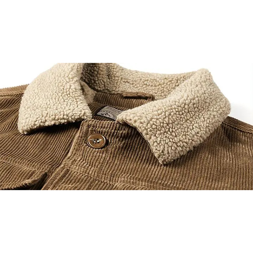Funki Findz | Jackets | Men's Padded Corduroy Fleece Jacket
