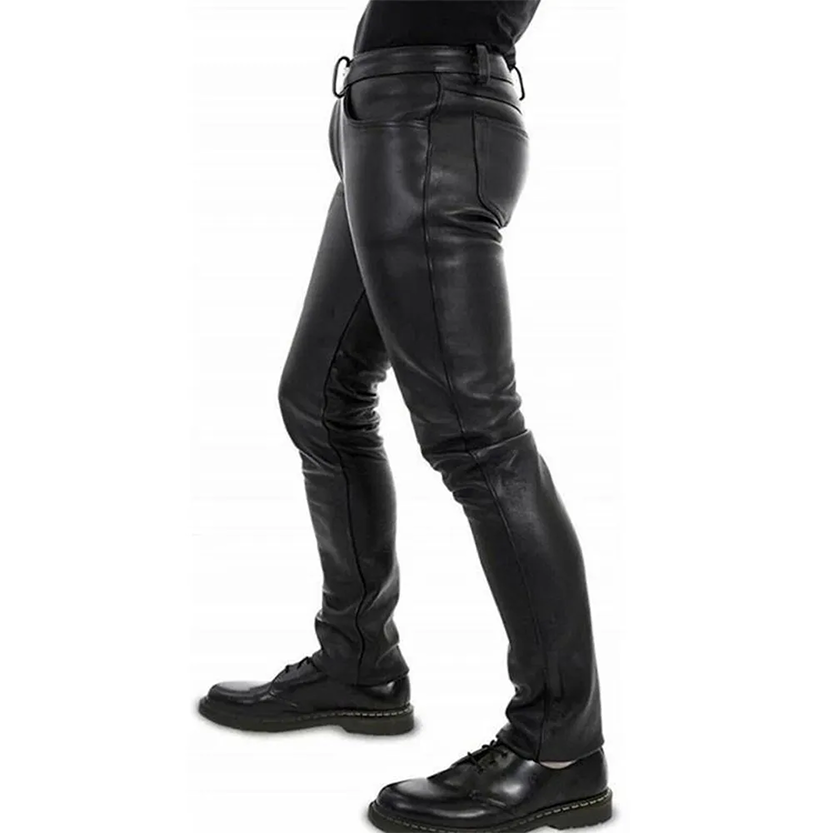 Funki Findz | Pants | Men's Luxury Faux Leather Slim Fit Pants