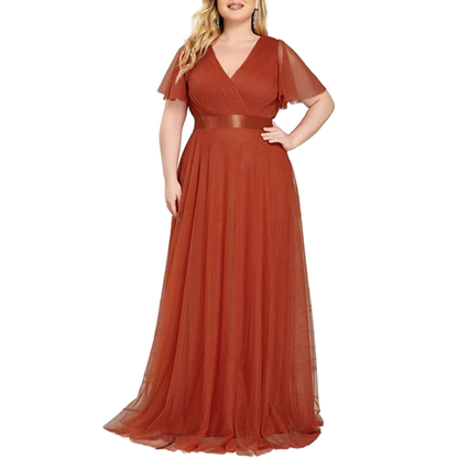 Funki Findz | Dresses | Women's Elegant Chiffon Evening Dress