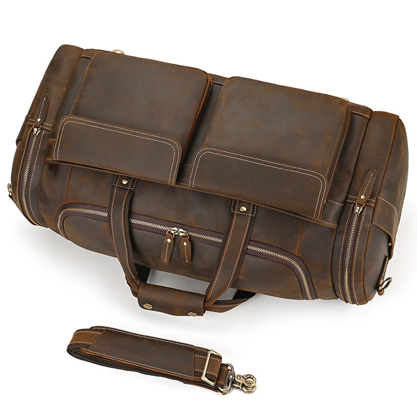 Funki Findz | Bags | Travel Bags | Men's Leather Overnight Bag