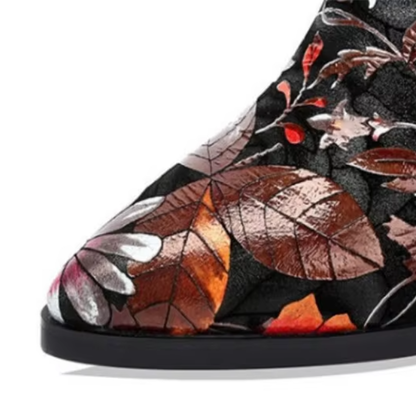Funki Findz | Boots | Women's Over Knee Flower Embroider Boot