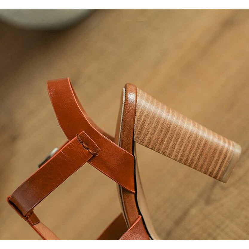 Funki Findz | Shoes | Women's Leather Chunky Platform Sandals