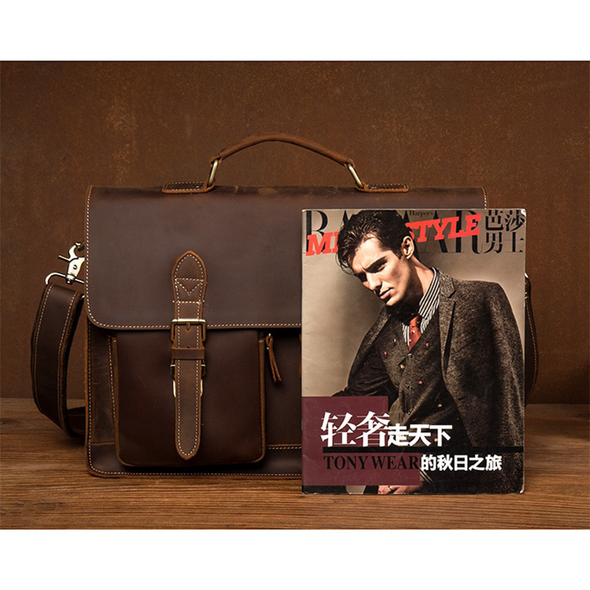 Funki Findz | Bags | Messenger Bags | Men's Leather Laptop Bag