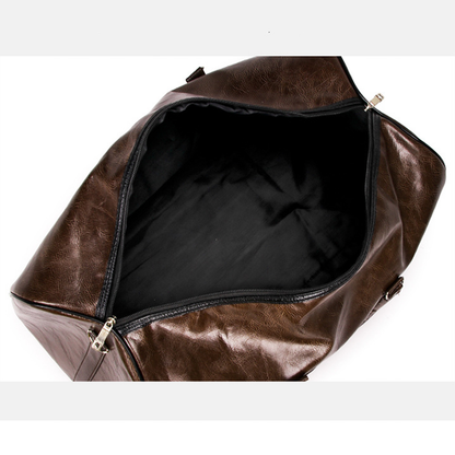 Funki Findz | Bags | Travel Bags | Faux Leather Overnight Bag