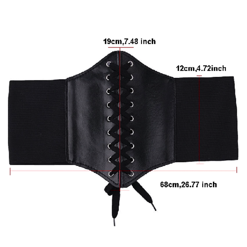 Funki Findz | Belts | Women's Goth Under Bust Cincher Belt