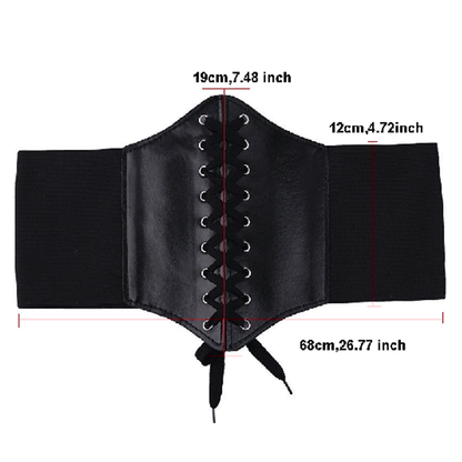 Funki Findz | Belts | Women's Goth Under Bust Cincher Belt
