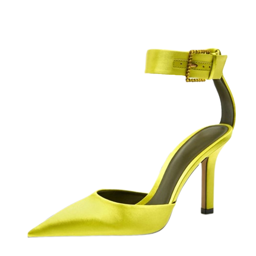 Funki Findz | Shoes | Women's Buckle Strap Pointed Toe Stilettos