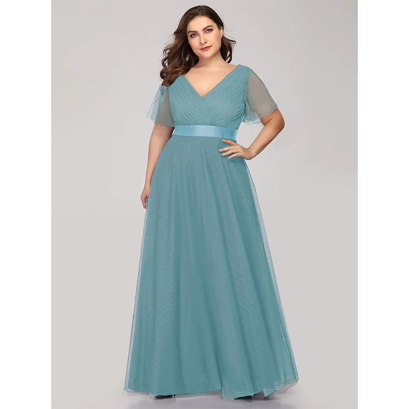 Funki Findz | Dresses | Women's Plus Size Long Evening Dress
