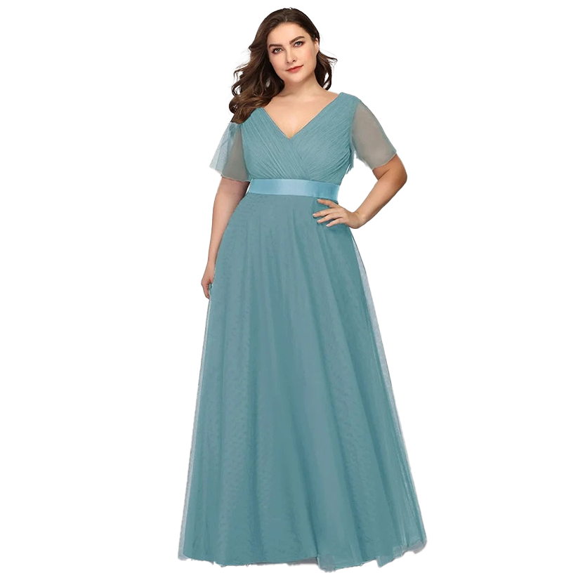 Funki Findz | Dresses | Women's Plus Size Long Evening Dress