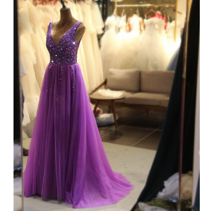 Funki Findz | Dresses | Women's Beaded  Evening Dress | Tulle