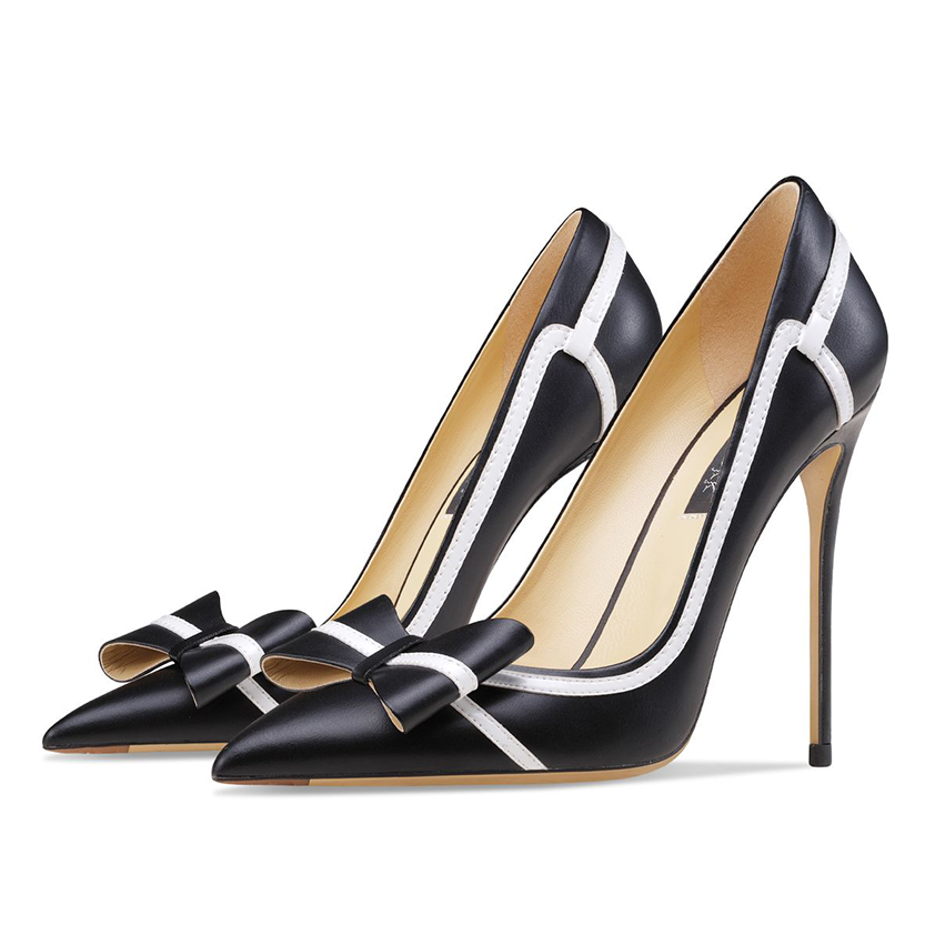 Funki Findz | Shoes | Women's Leather Butterfly-Knot Stilettos