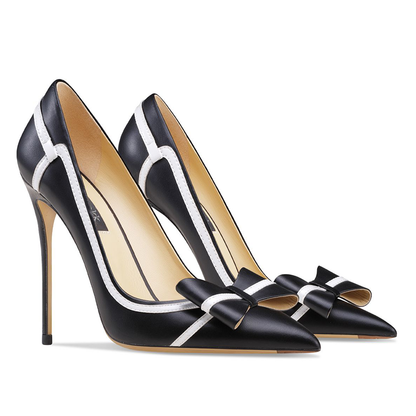 Funki Findz | Shoes | Women's Leather Butterfly-Knot Stilettos