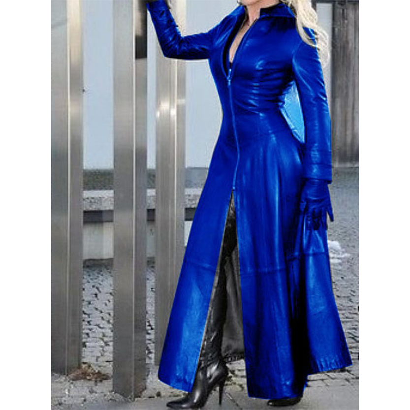 Funki Findz | Jackets | Women's Faux Leather Long Jackets