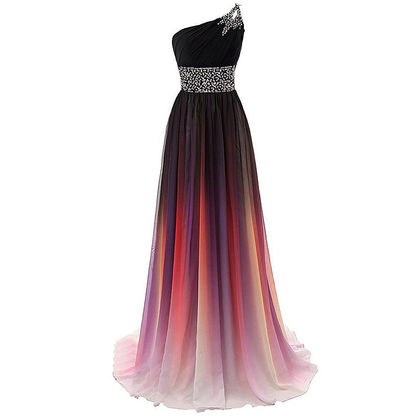 Funki Findz | Dresses | Women's Long Chiffon Evening Dress