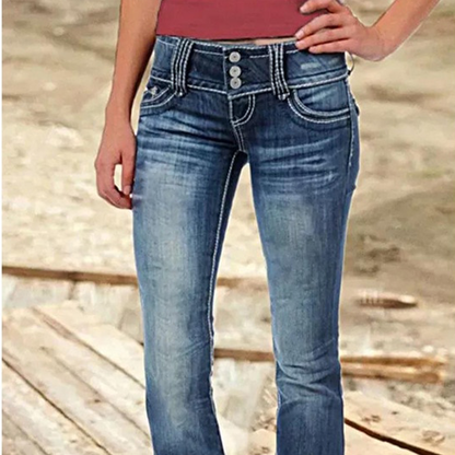 Funki Findz | Pants | Women's Ripped Low Rise Bootcut Jeans