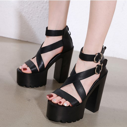 Funki Findz | Shoes | Women's High Gothic Platform Sandals