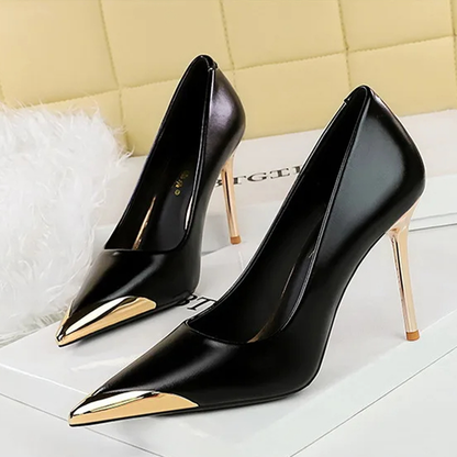 Funki Findz | Shoes | Women's Dress Shoes Metal Toe and Heel
