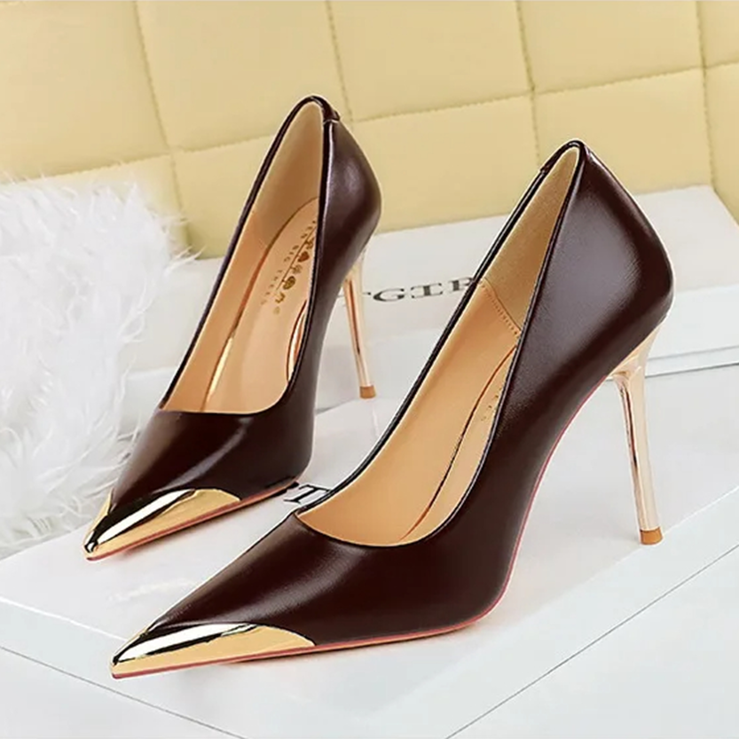 Funki Findz | Shoes | Women's Dress Shoes Metal Toe and Heel