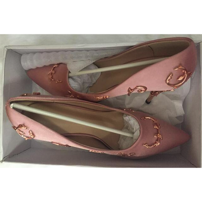 Funki Findz | Shoes | Women's Elegant Silk Formal Prom Stilettos
