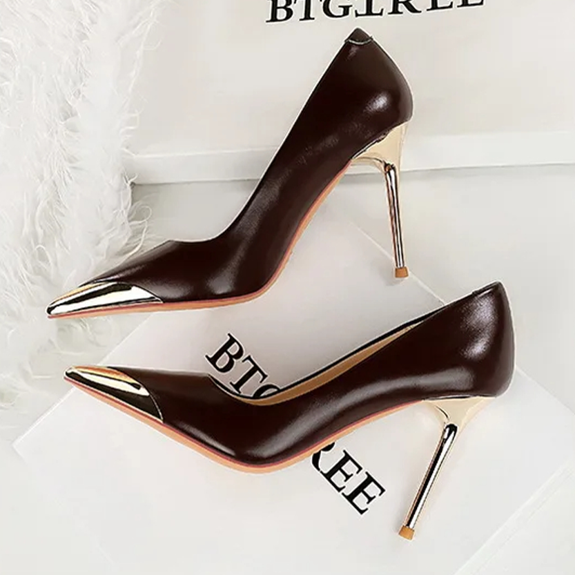 Funki Findz | Shoes | Women's Dress Shoes Metal Toe and Heel