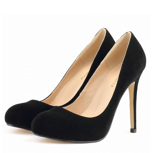 Funki Findz | Shoes | Women's Flock Formal Platform High Heels