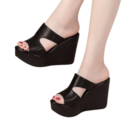 Funki Findz | Shoes | Women's High Heel Gothic Wedge Sandals