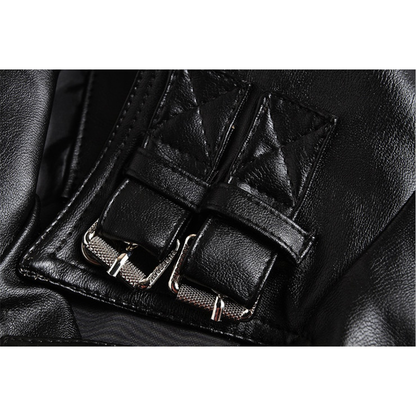 Funki Findz | Jackets | Men's Faux Leather Gothic Skull Jacket