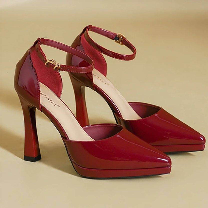 Funki Findz | Shoes | Women's Patent Leather Pointed Toe heels