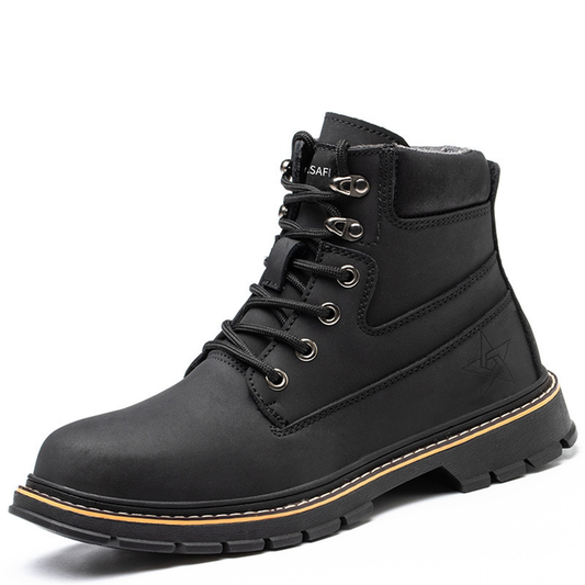 Funki Findz | Boots | Men's Steel Cap Toe High-Top Work Boots