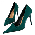 Funki Findz | Shoes | Women's Bow Twist High Stiletto Pumps