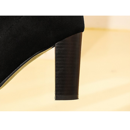 Funki Findz | Boots | Women's Over Knee High Block Heel Boots