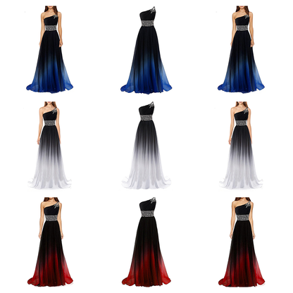 Funki Findz | Dresses | Women's Long Chiffon Evening Dress
