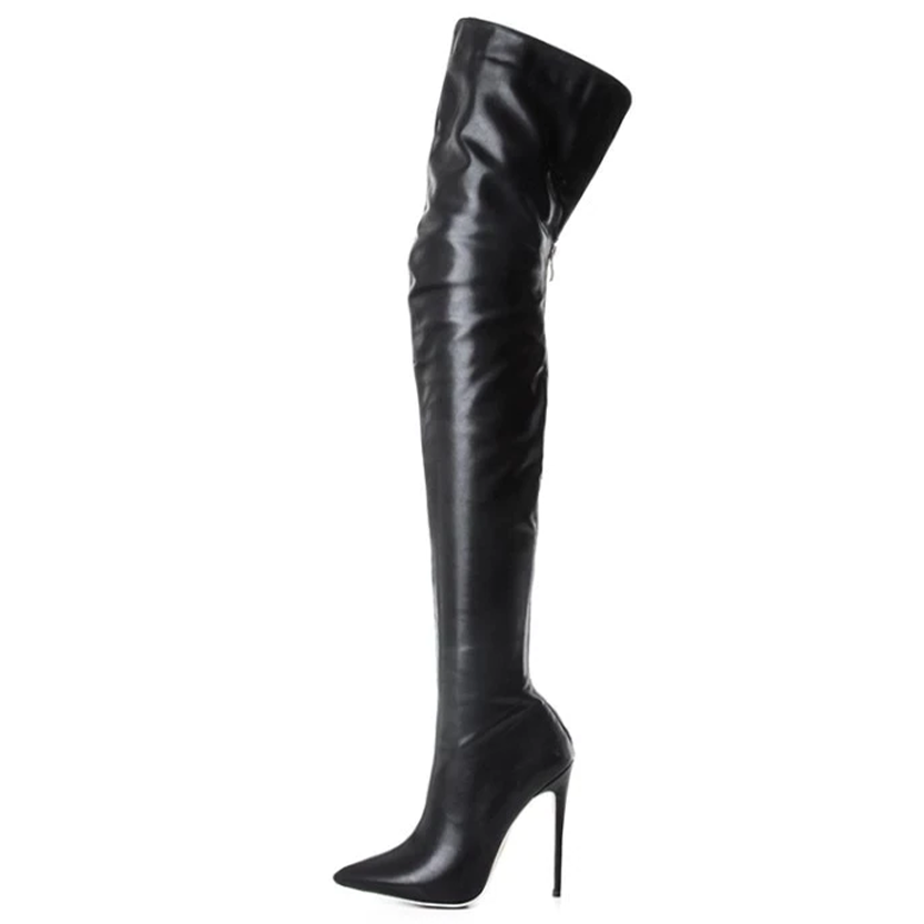 Funki Findz | Boots | Women's Elegant Over Knee Stiletto Boots