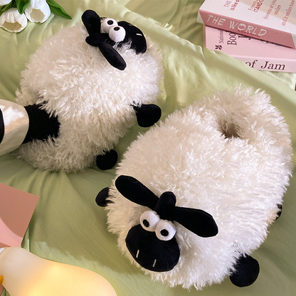 Funki Findz | Shoes | Unisex Cute Wide Eyed Sheep Slippers