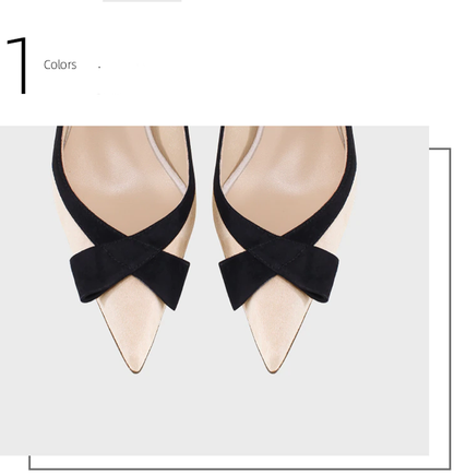 Funki Findz | Shoes | Women's Luxury Leather Bow Knot Stilettos