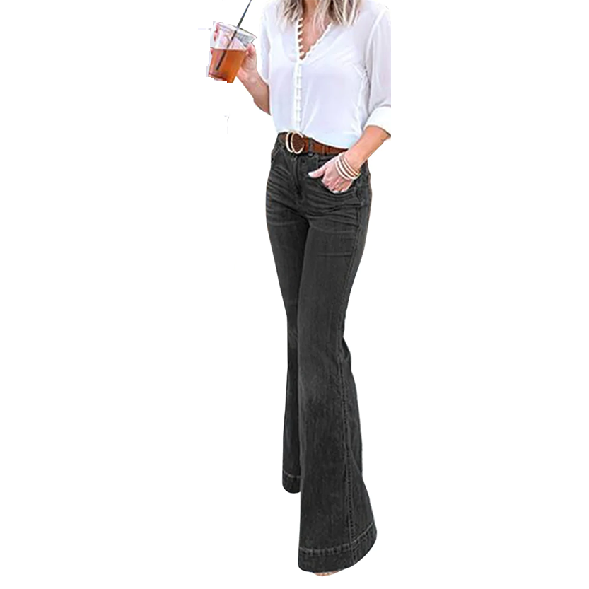 Funki Findz | Pants | Women's High Waist Vintage Flare Jeans
