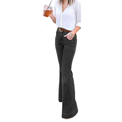 Funki Findz | Pants | Women's High Waist Vintage Flare Jeans