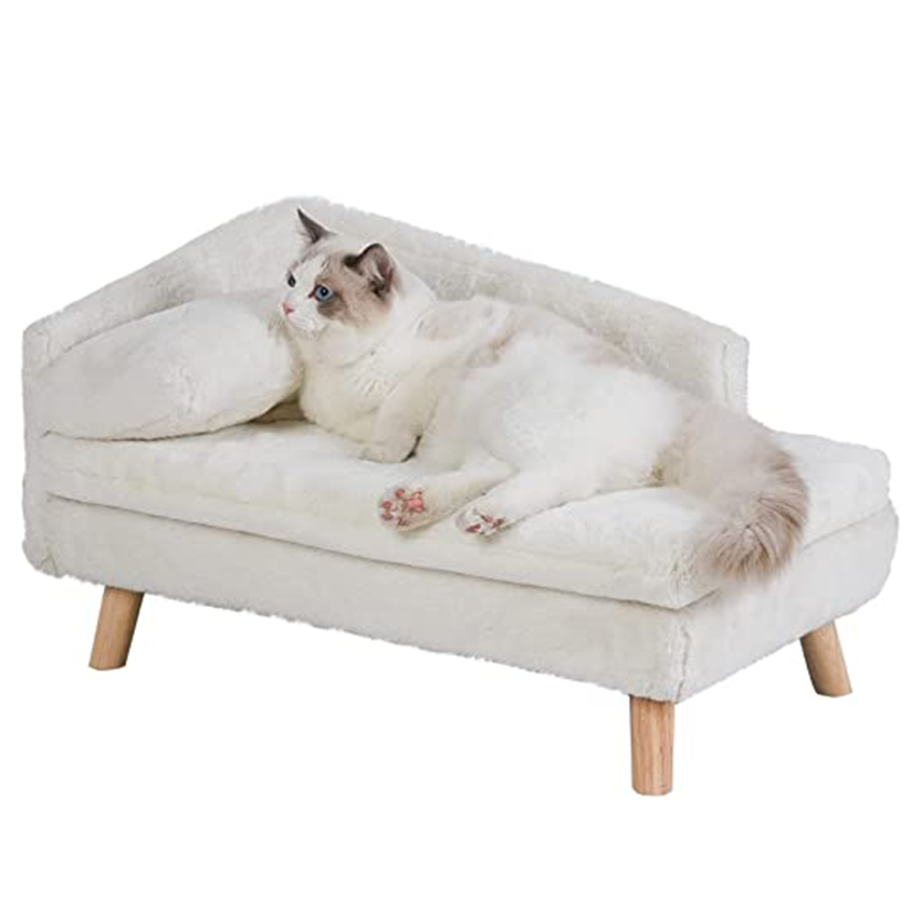 Funki Findz | Pet Beds | Luxury Dog Cat Raised Chaise Lounge