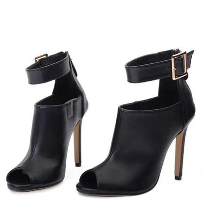 Funki Findz | Shoes | Women's High Buckle Strap Stiletto Sandal